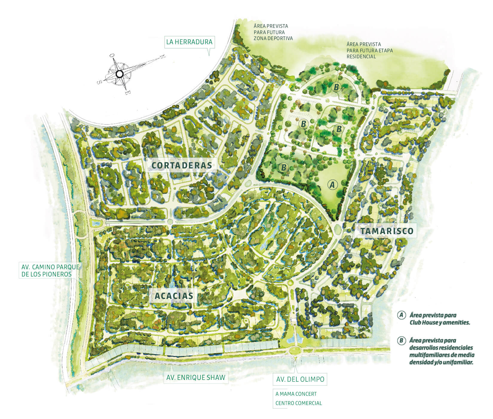 Masterplan Bosques Pinamar Norte
